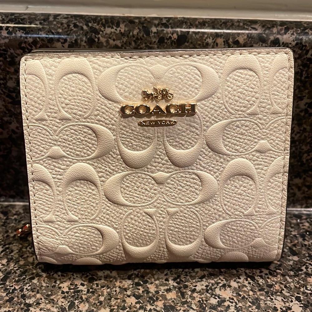 Coach coin/ credit card wallet purse.
